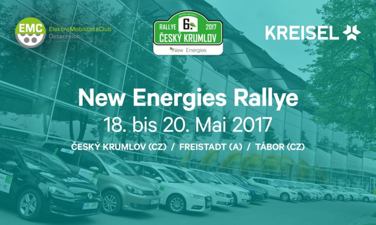 KREISEL Electric und der EMC Österreich starten bei der New Energies Rallye | New Energies Rallye 2017 v01