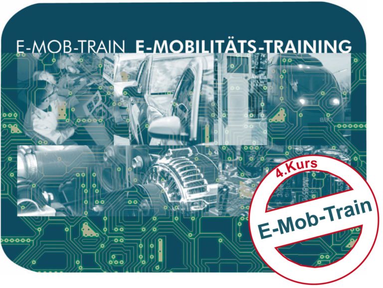 Weiterbildung - E-Mob-Train | E Mob TrainIV Banner mit Stempel