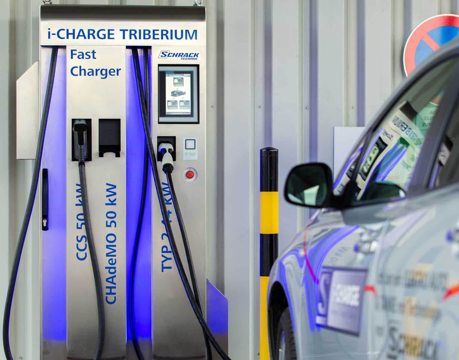 Informationen über Ladestationen Für Ein Elektrofahrzeug