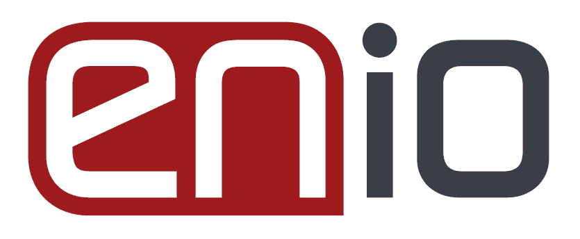 EINE Ladekarte für alle Ladepunkte! | Enio Logo v2 Karmin