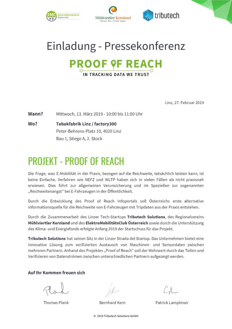 Pressekonferenz - Proof of Reach | Einladung Pressekonferenz Proof of Reach NEUER TERMIN page 001