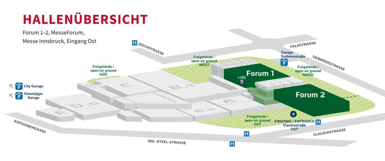 ÖKO Fair - Die Tiroler Nachhaltigkeitsmesse | Hallenübersicht