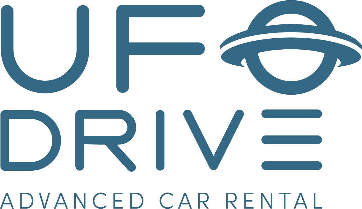 UFODRIVE: Der innovative Elektrofahrzeug- Verleih! | UFO DRIVE Blue logo