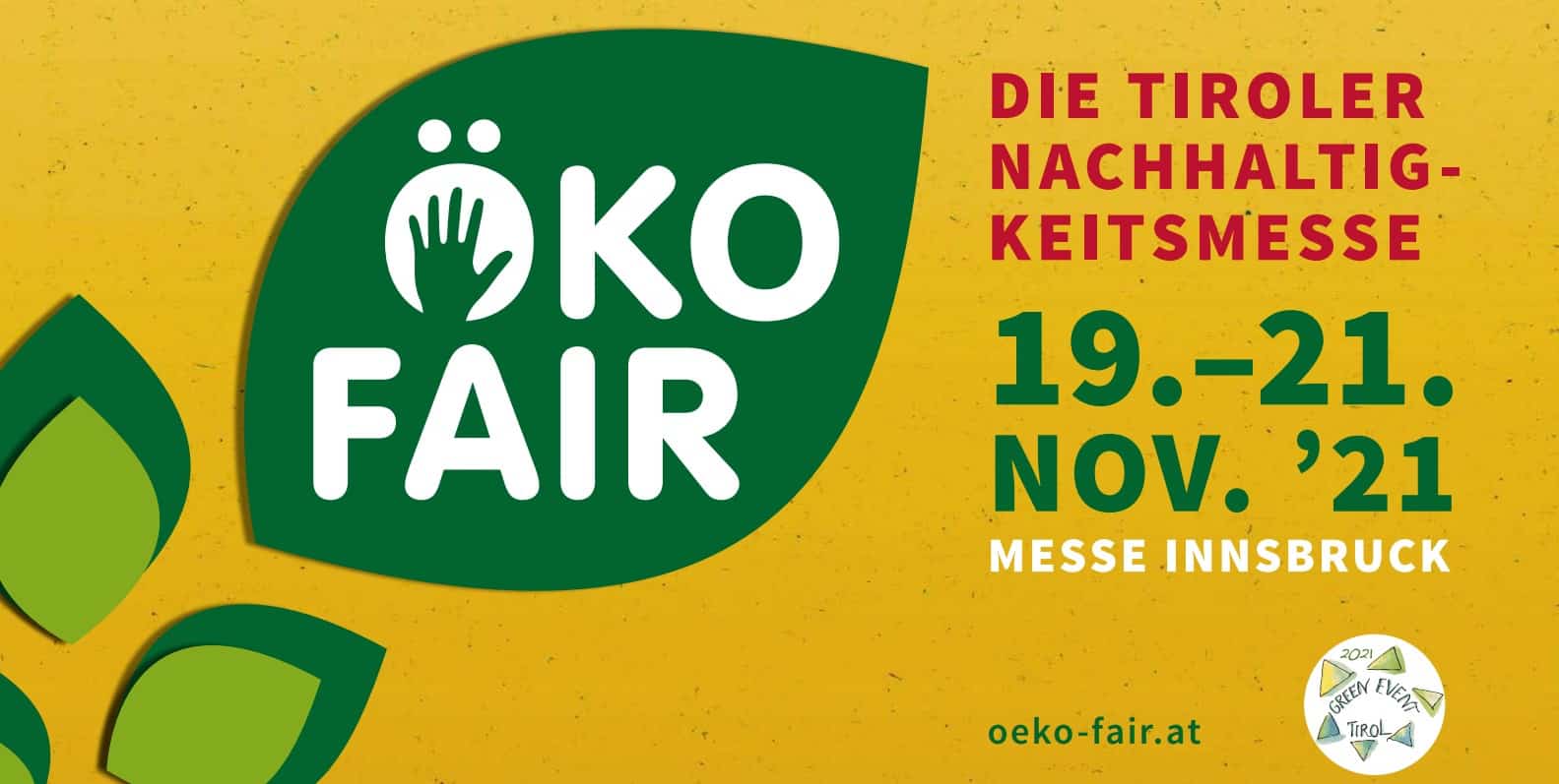 3. ÖKO FAIR 2021 – die Tiroler Nachhaltigkeitsmesse | OekoFair2021 Screenshot 2021 10 02 131057