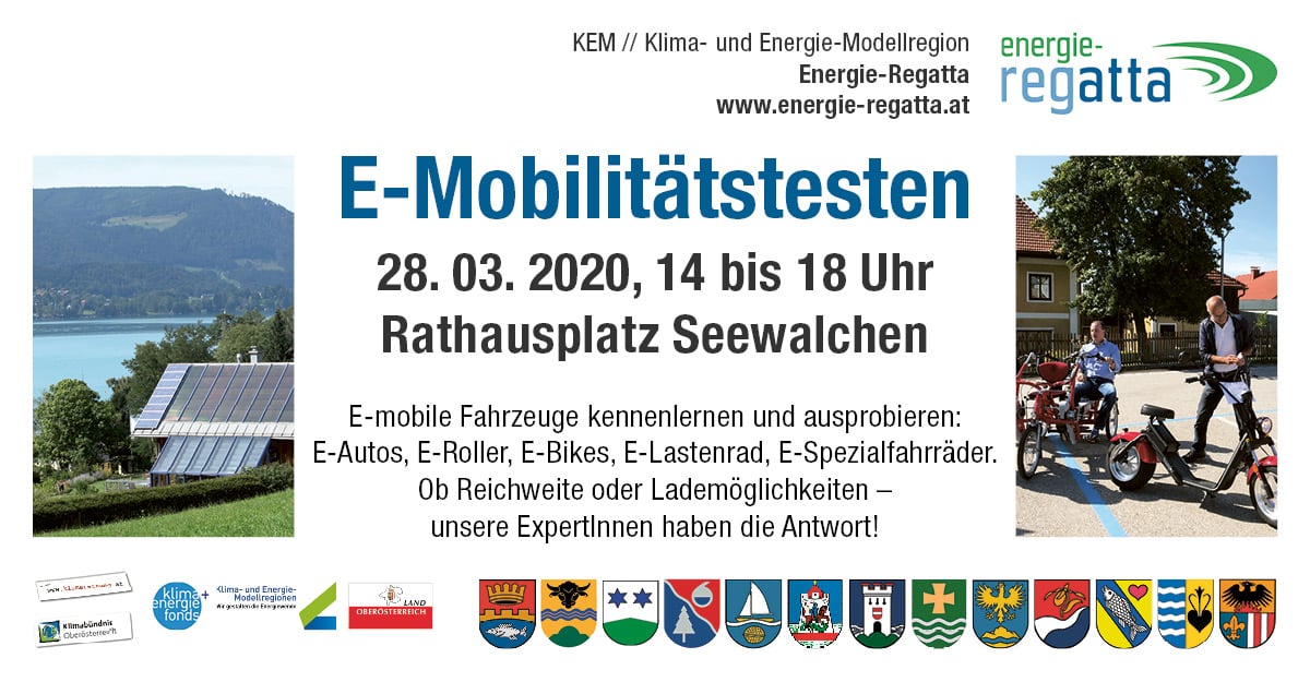 E-Mobilitätstesten | kem regatta veranstaltungen2020 emobiltest fb