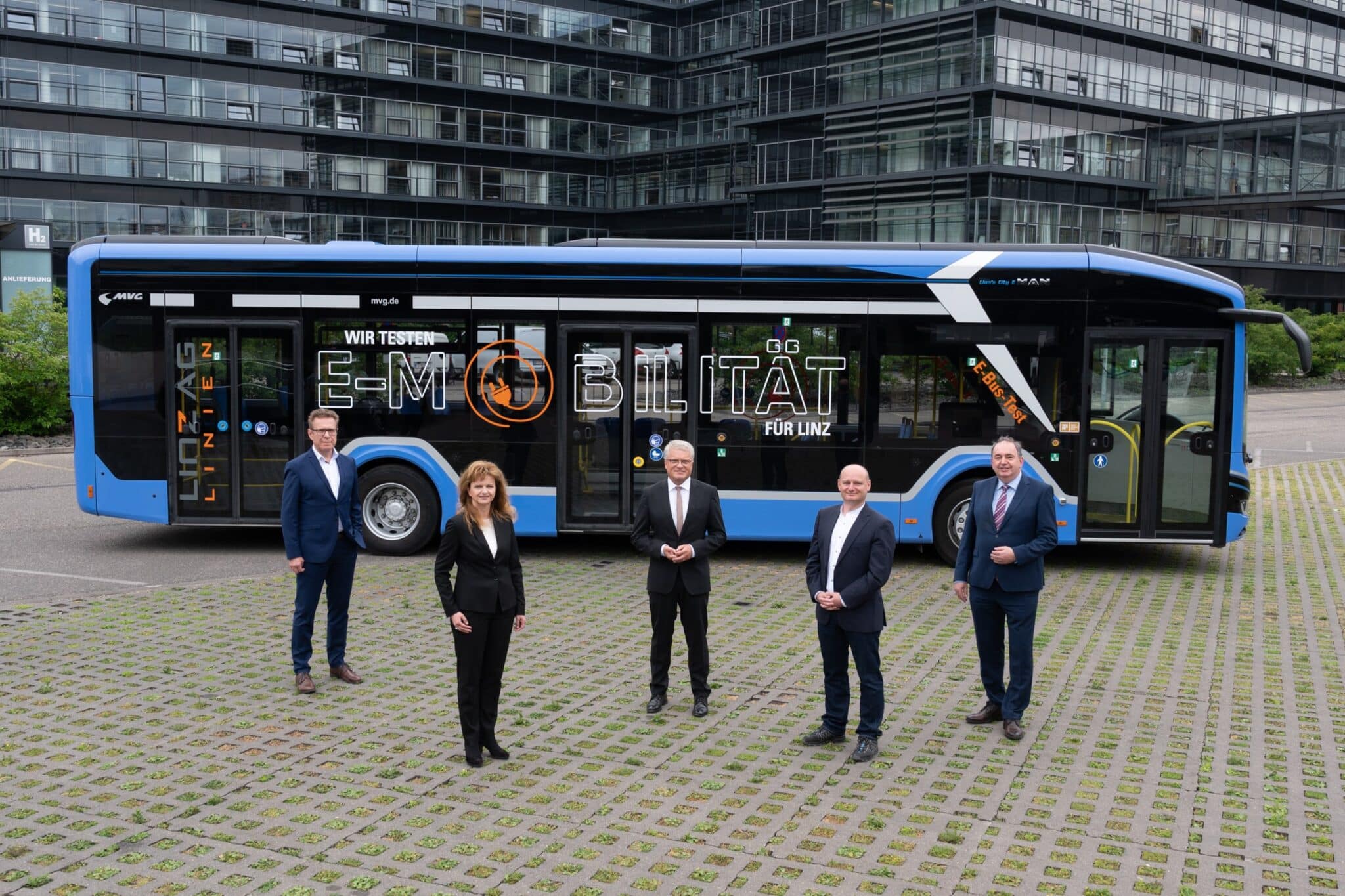 Münchner E-BUS zum Praxistest in Linz | waldhoer rinner luger hein haider ebus min scaled