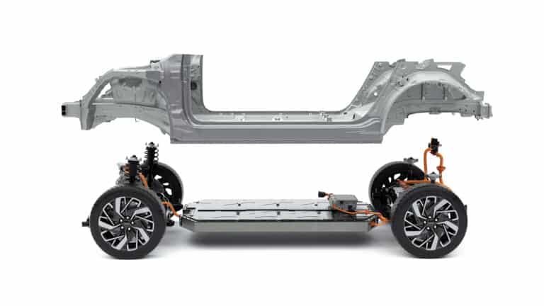 E-GMP neue E-Plattform der Hyundai Motor Group | Kia E GMP mit Chassis 02