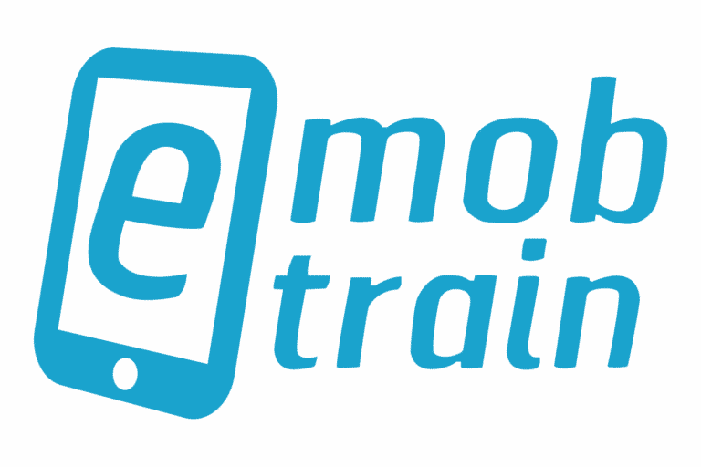 eLearning Weiterbildung – E-Mob-Train | E Mob Train Logo transparenterHintergrund