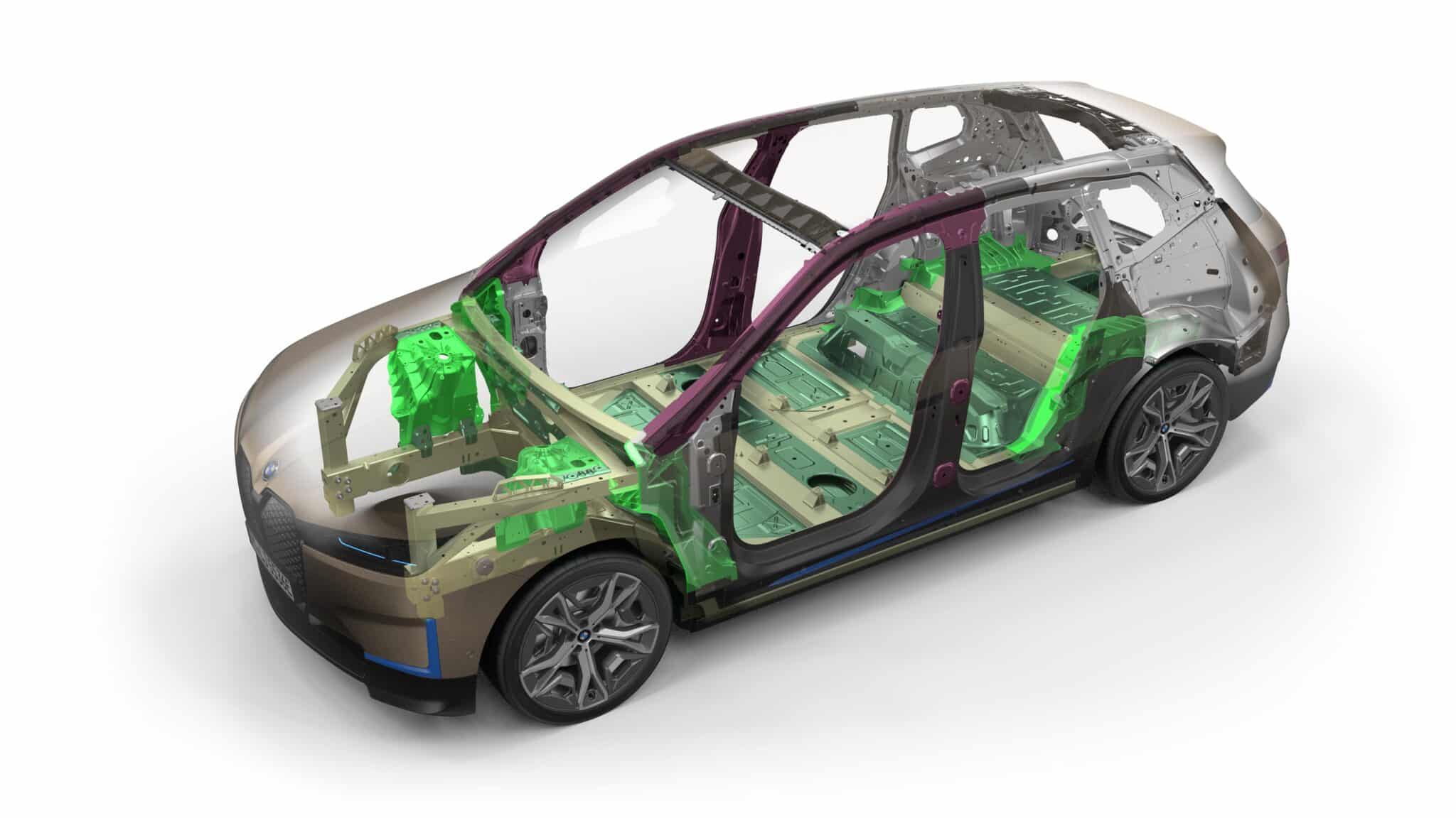 Der erste BMW iX. | P90423673 highRes bmw ix chassis june min scaled