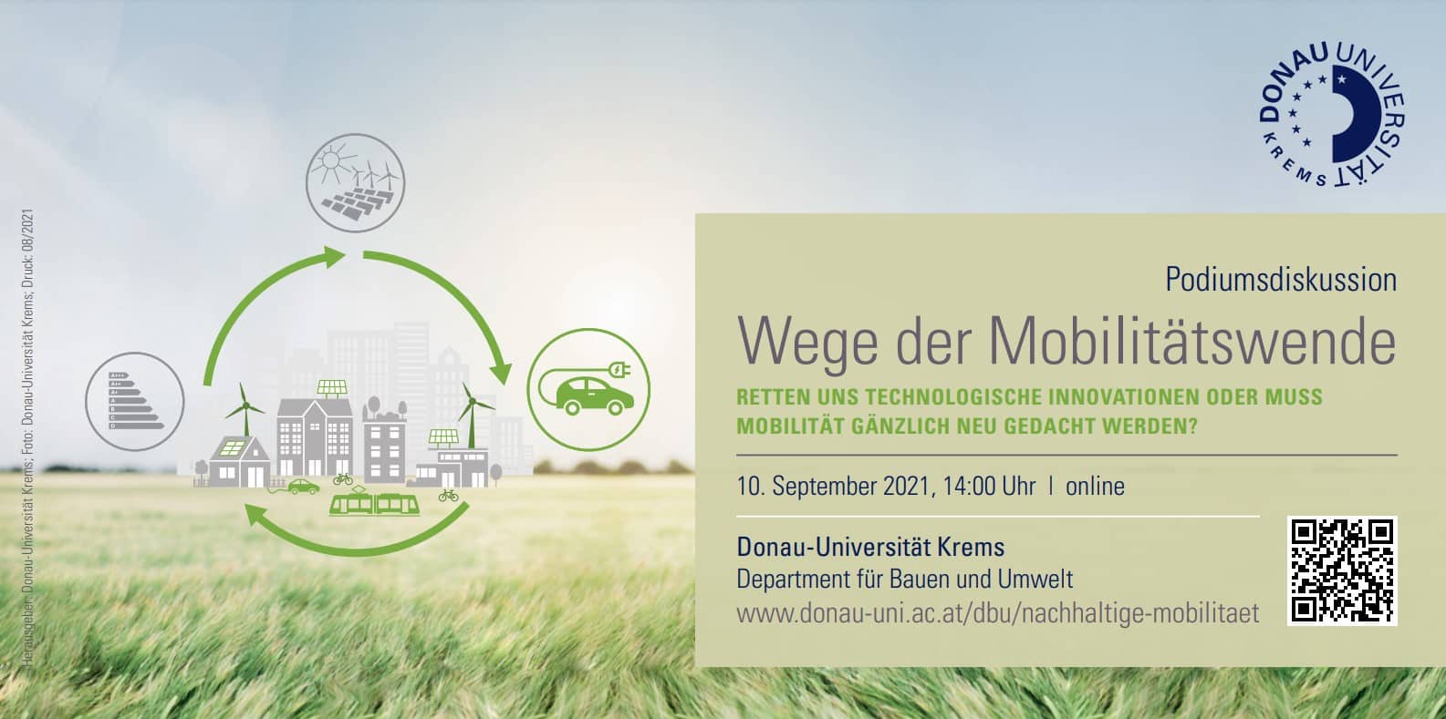 Online Podiumsdiskussion - Wege der Mobilitätswende | Screenshot 2021 08 25 165831 1