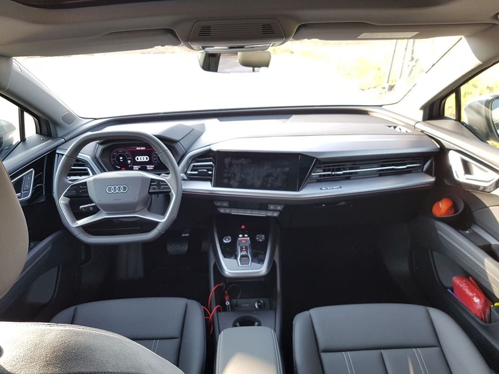 Audi Q4 40 e-tron - Kurztest | 20210926 163622 Innen Cockpit