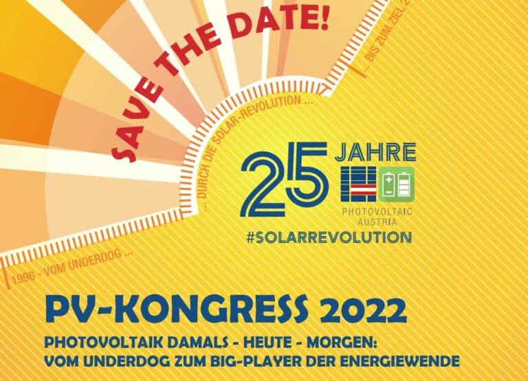 Fachtagung Photovoltaik & Stromspeicherung | Screenshot PV Austria Kongress 2022