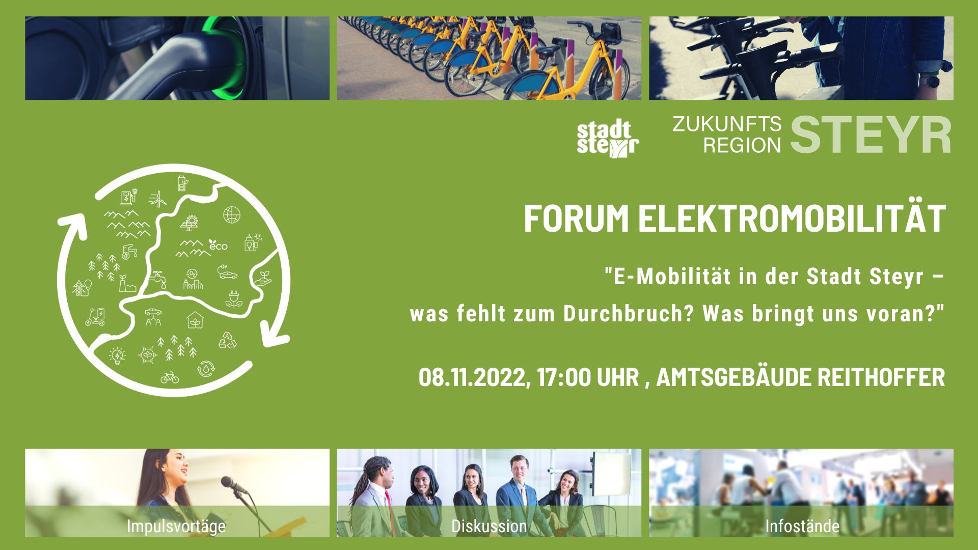 Erstes Forum Elektromobilität in Steyr | Forum Elektromoblitaet