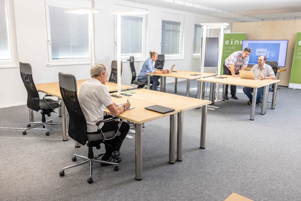 Preiswertes und flexibles CoWorking in Leonding und Kremsmünster | eins coworking 2