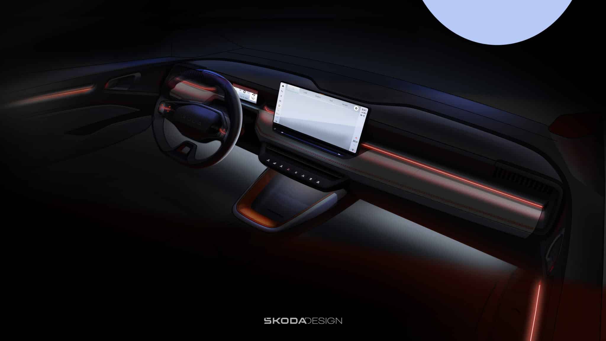 Škoda´s Einstiegs-BEV heißt Epiq | 03 Skoda Epiq interior scaled