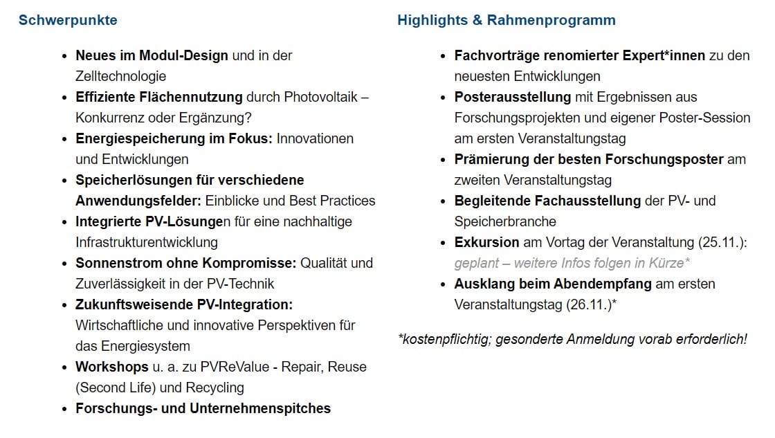 Österreichische Fachtagung für Photovoltaik und Stromspeicherung | Screenshot 2024 05 13 205617