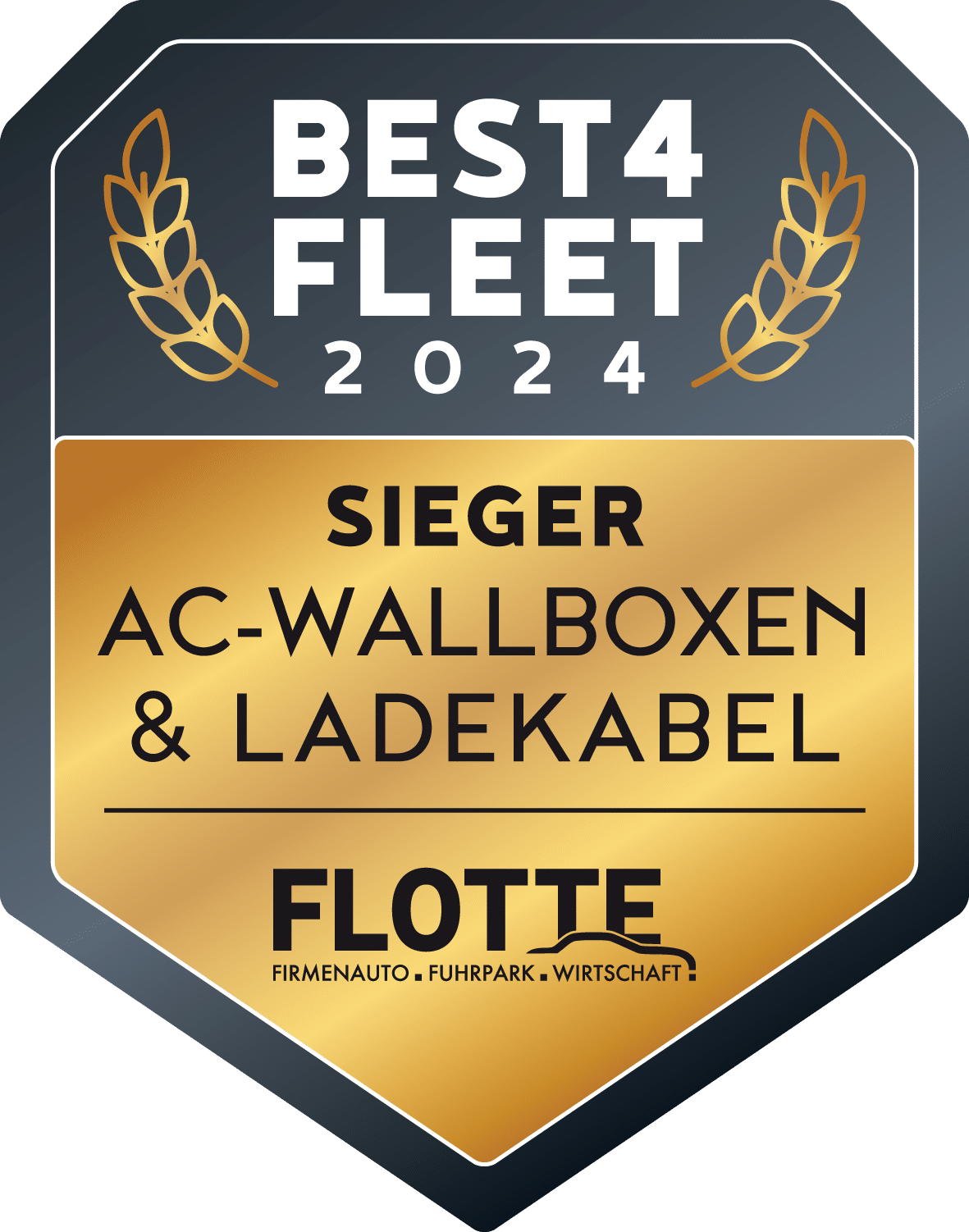 NRGkick gewinnt Best4Fleet Award | Best4Fleet2024 AC Wallboxen Ladekabel Sieger RZ