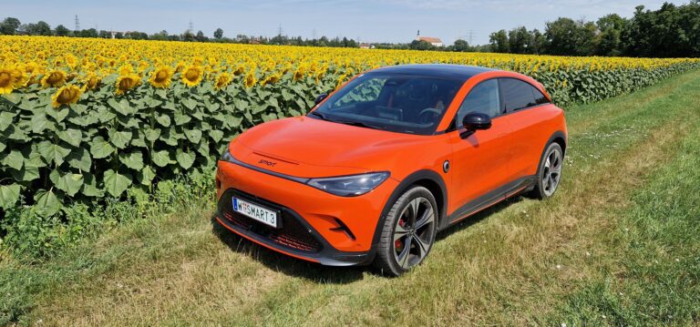 smart #3 BRABUS – China Rakete von Geely und Mercedes | 20240715 112337 seitlich Sonnenblumen