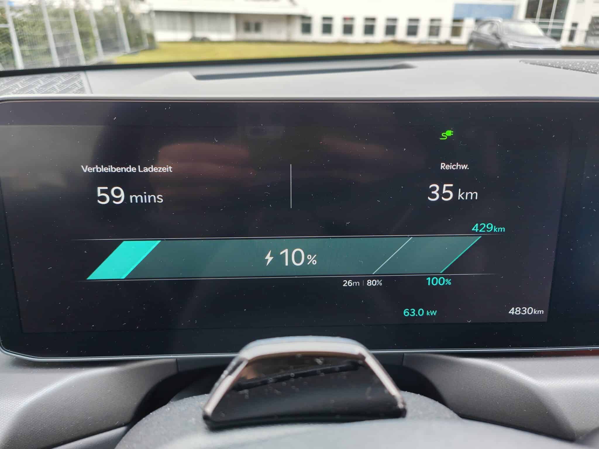 Ladebildschirm KIA EV9