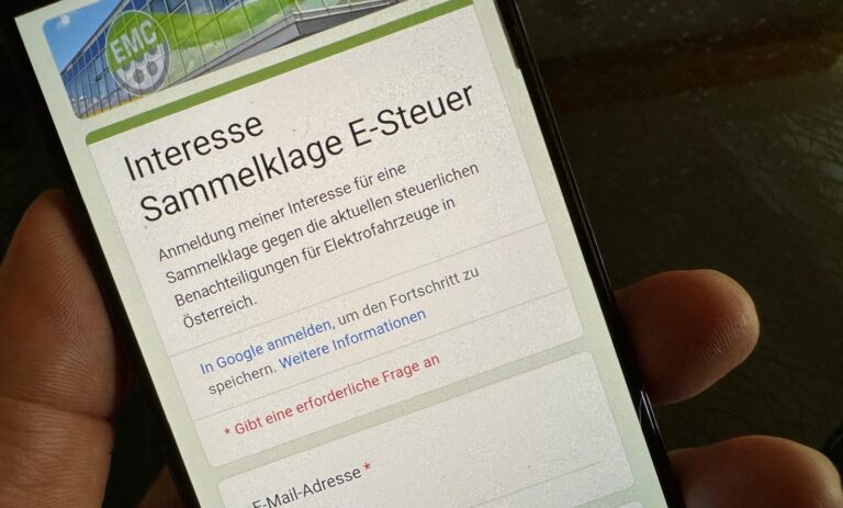 Der EMC erwägt eine Sammelklage gegen die E-Steuer für Elektrofahrzeuge | Sammelklage