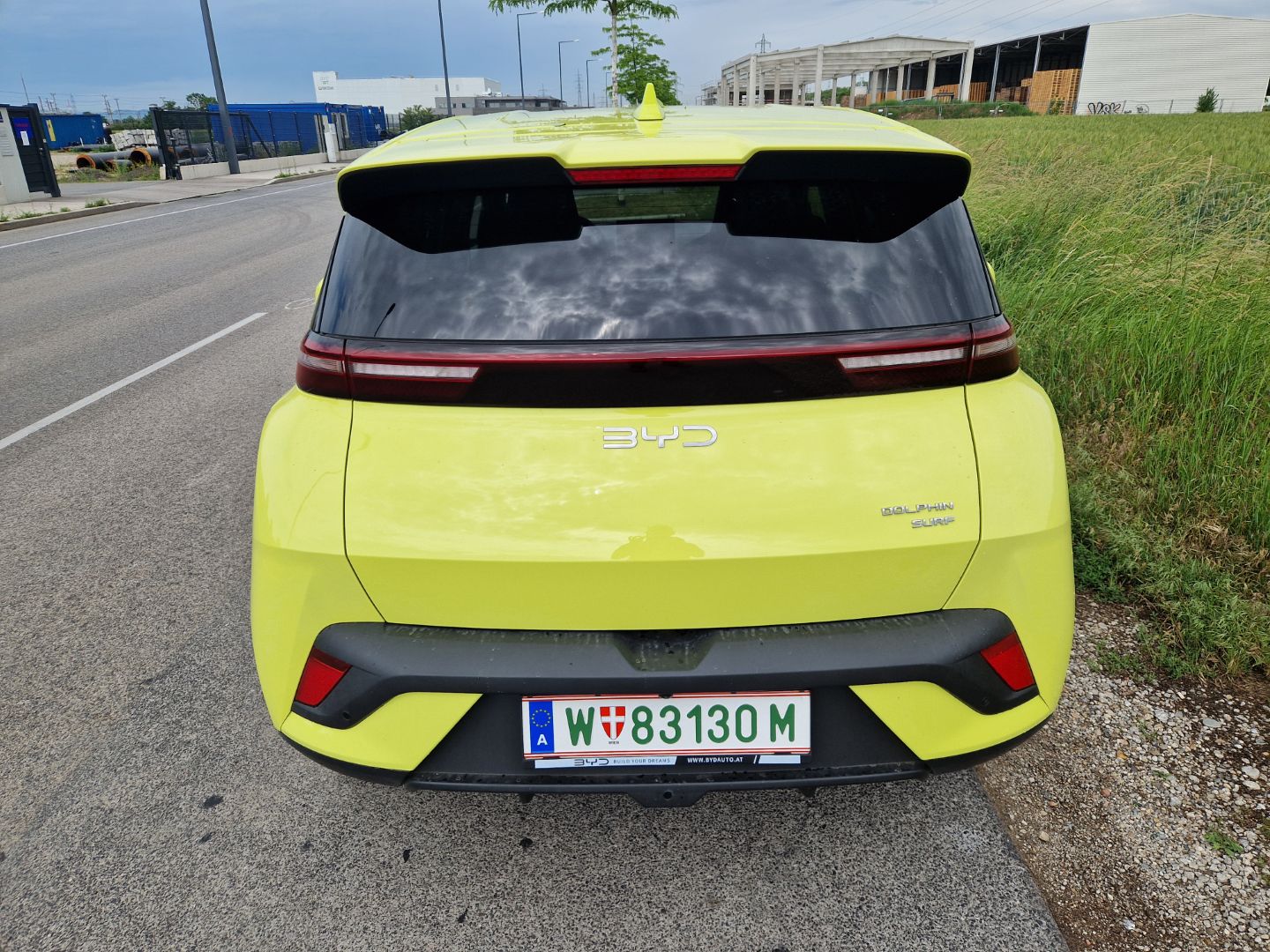 Praxistest: BYD Dolphin Surf – kleiner gelber Flitzer | 20250602 093217 Heck