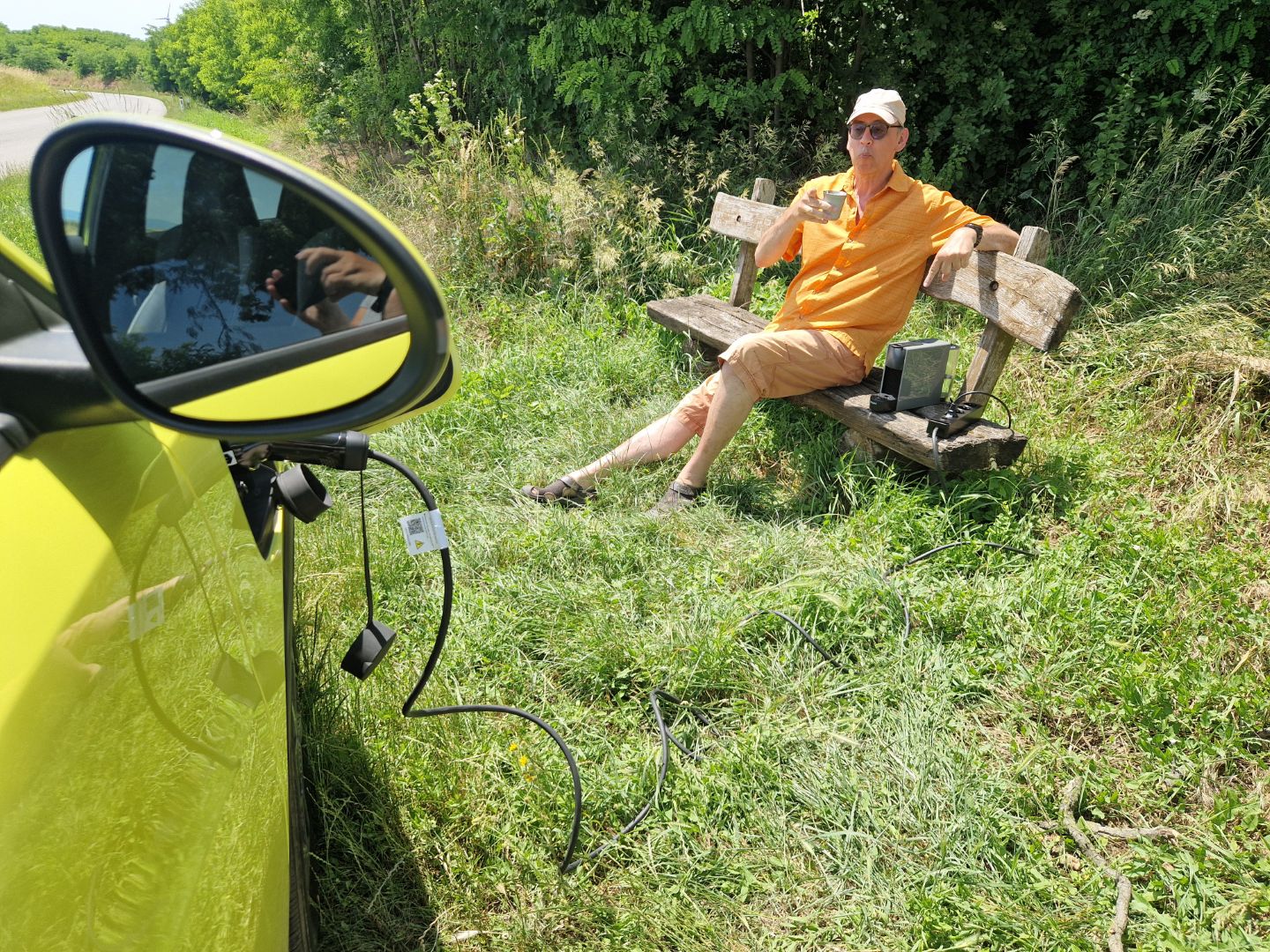 Praxistest: BYD Dolphin Surf – kleiner gelber Flitzer | 20250615 131203 Kaffeepause